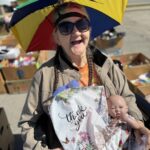 donna at the flee market